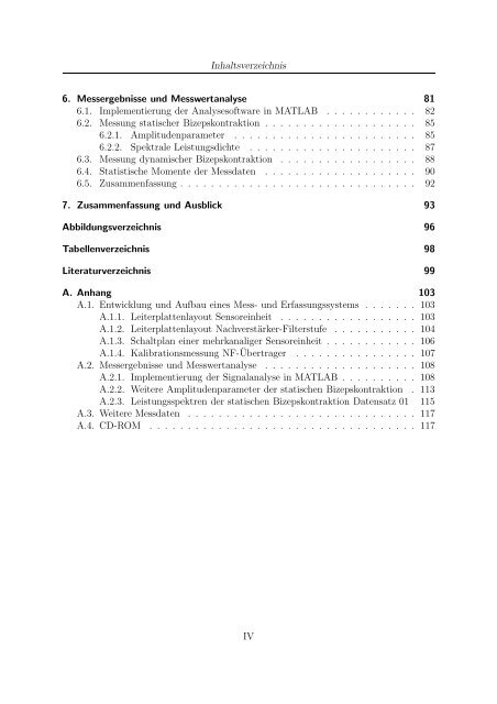 Messung und Analyse myoelektrischer Signale - Communications ...