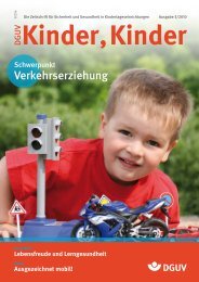 Lerngesundheit - DGUV Kinder, Kinder