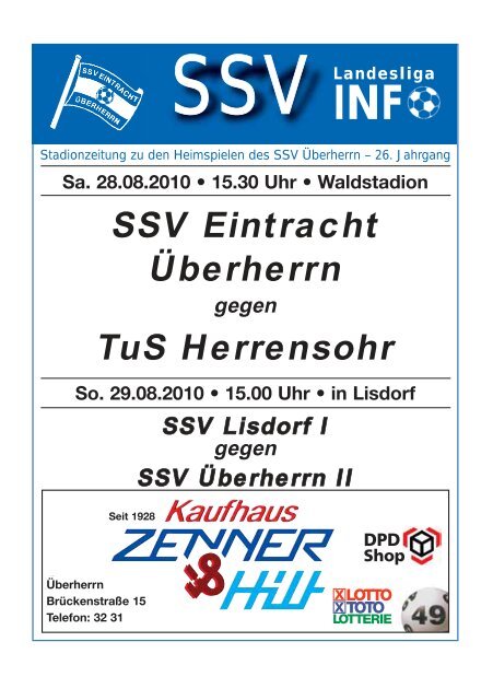 Live! - SSV Eintracht Überherrn
