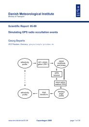 Simulating GPS radio occultation events - ROM SAF