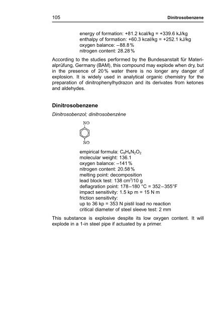 R. Meyer J. Köhler A. Homburg Explosives