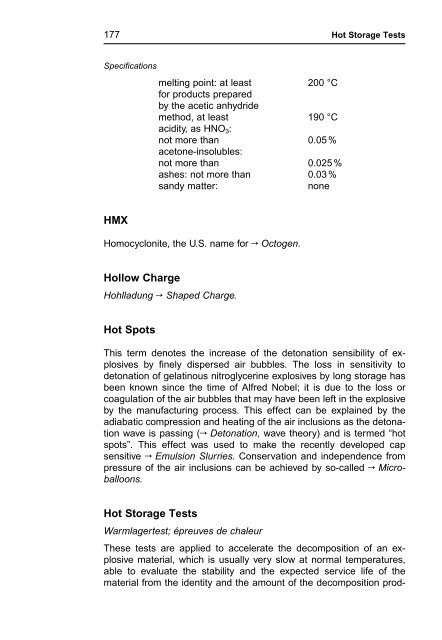 R. Meyer J. Köhler A. Homburg Explosives