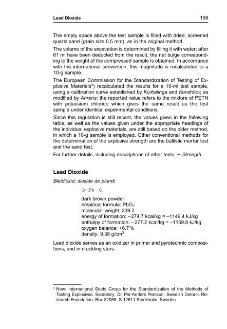 R. Meyer J. Köhler A. Homburg Explosives