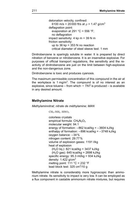 R. Meyer J. Köhler A. Homburg Explosives