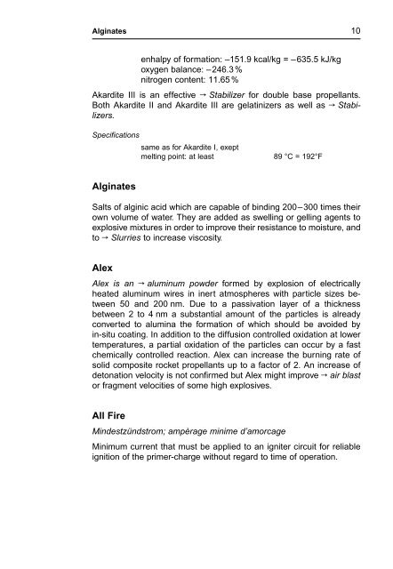 R. Meyer J. Köhler A. Homburg Explosives