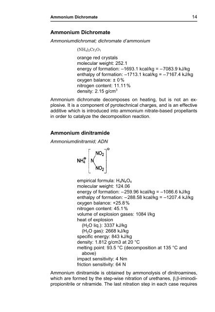 R. Meyer J. Köhler A. Homburg Explosives