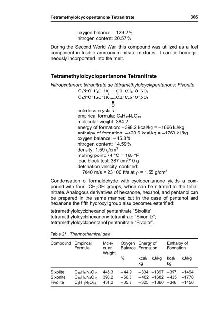 R. Meyer J. Köhler A. Homburg Explosives