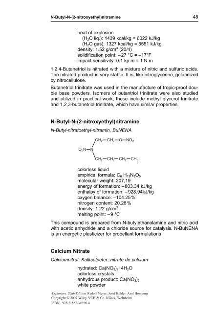 R. Meyer J. Köhler A. Homburg Explosives