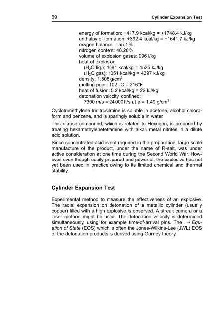 R. Meyer J. Köhler A. Homburg Explosives