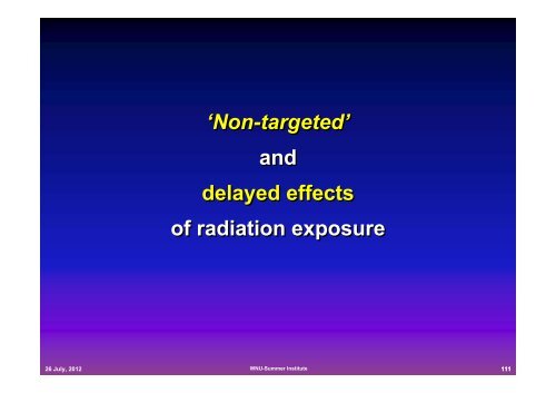 Radiation Protection Radiation Protection