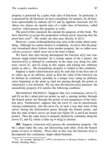 Abel's theorem in problems and solutions - School of Mathematics