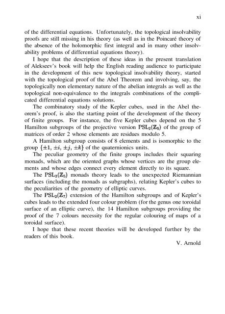 Abel's theorem in problems and solutions - School of Mathematics