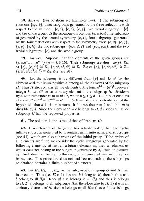 Abel's theorem in problems and solutions - School of Mathematics