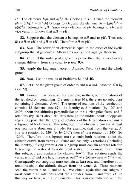 Abel's theorem in problems and solutions - School of Mathematics