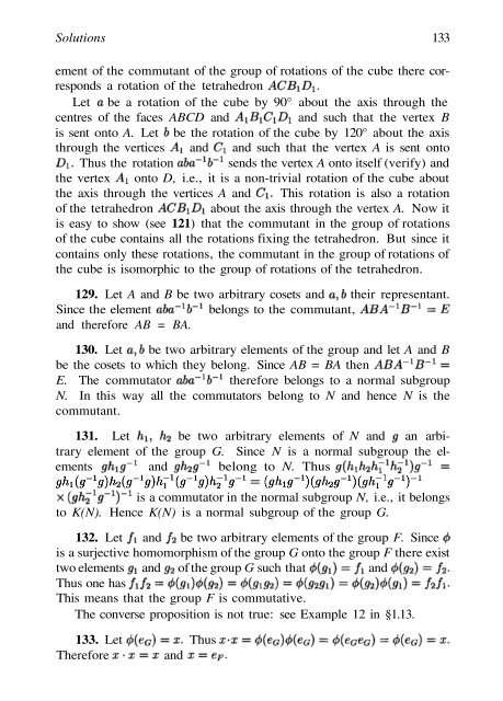 Abel's theorem in problems and solutions - School of Mathematics