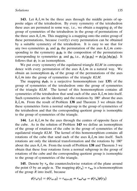 Abel's theorem in problems and solutions - School of Mathematics