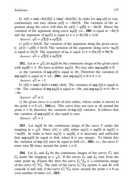 Abel's theorem in problems and solutions - School of Mathematics