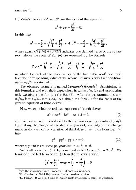 Abel's theorem in problems and solutions - School of Mathematics