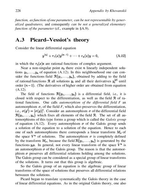 Abel's theorem in problems and solutions - School of Mathematics