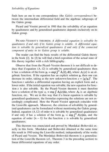 Abel's theorem in problems and solutions - School of Mathematics