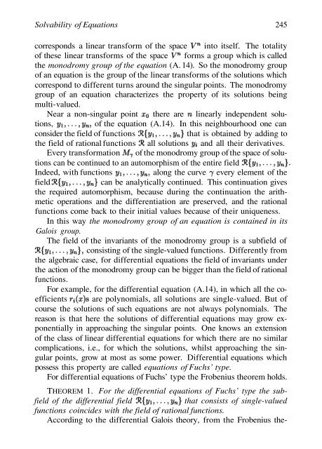 Abel's theorem in problems and solutions - School of Mathematics