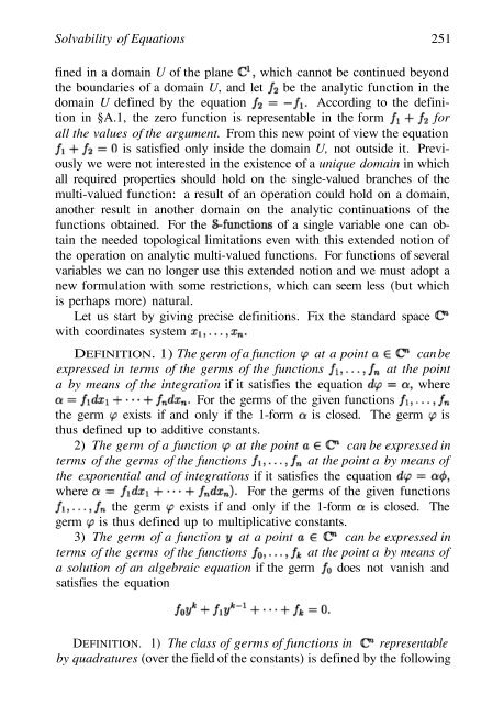 Abel's theorem in problems and solutions - School of Mathematics