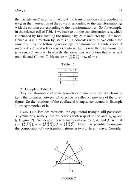 Abel's theorem in problems and solutions - School of Mathematics