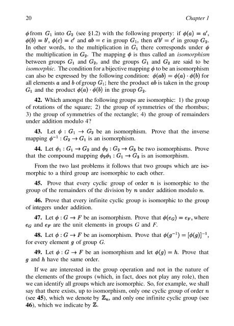 Abel's theorem in problems and solutions - School of Mathematics