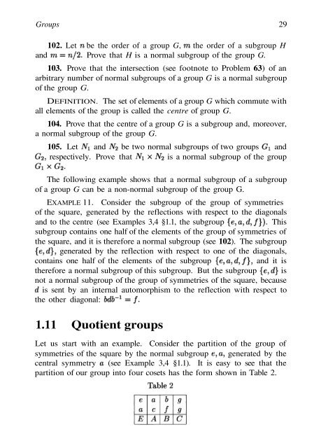 Abel's theorem in problems and solutions - School of Mathematics