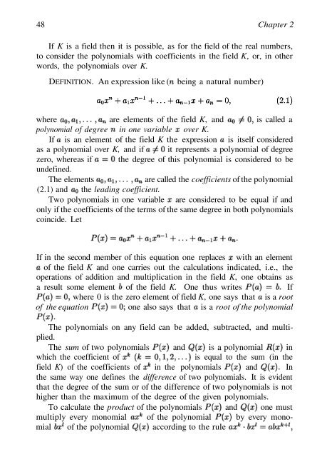 Abel's theorem in problems and solutions - School of Mathematics