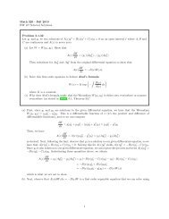 Math 320 - Fall 2010 HW #7 Selected Solutions Problem 5.1.32 Let ...