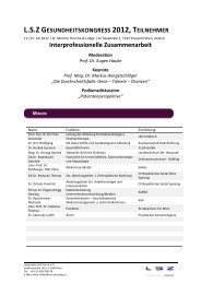 Interprofessionelle Zusammenarbeit - LSZ Consulting