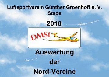 DMSt 2010 Nord-Vereine - Luftsportverein Günther Groenhoff e.V.