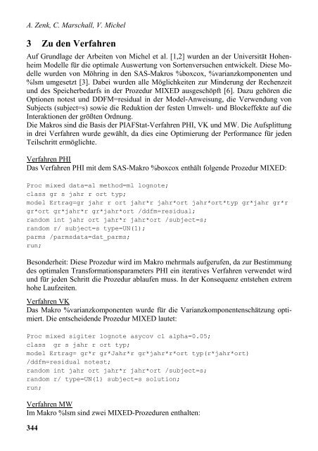 Proc MIXED in SAS 9.2 – hat sich die Auswertung von ... - SAS-Wiki