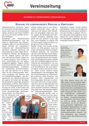 Vereinszeitung - AWO Mecklenburg-Vorpommern