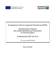 Operationelles Programm EFRE - Europa-MV