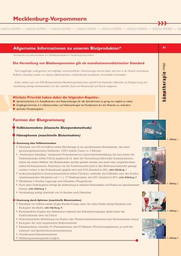 Mecklenburg-Vorpommern - DRK-Hämotherapie