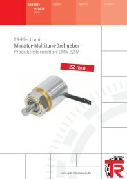 22 mm TR-Electronic Miniatur-Multiturn-Drehgeber ...