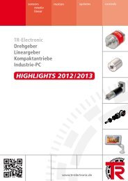 Gesamtübersichtsprospekt (Download PDF) - TR-Electronic GmbH