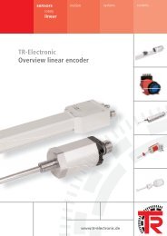 TR-Electronic Overview linear encoder - Telestar