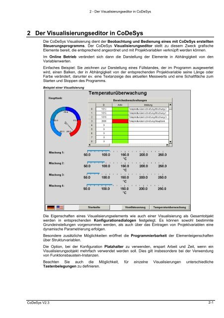 Die CoDeSys Visualisierung - Wago