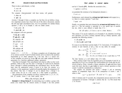 COMPUTATIONAL PROBLEMS IN ABSTRACT ALGEBRA.