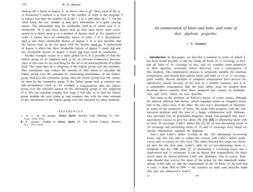 COMPUTATIONAL PROBLEMS IN ABSTRACT ALGEBRA.