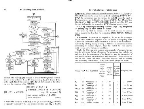 COMPUTATIONAL PROBLEMS IN ABSTRACT ALGEBRA.