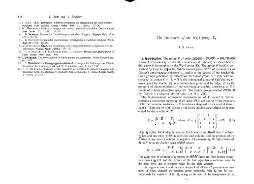 COMPUTATIONAL PROBLEMS IN ABSTRACT ALGEBRA.