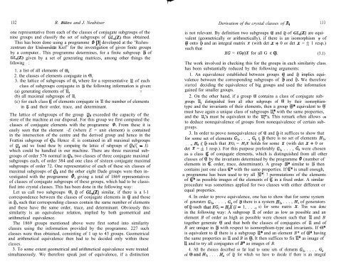 COMPUTATIONAL PROBLEMS IN ABSTRACT ALGEBRA.