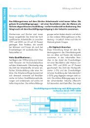 Immer mehr Hochqualifizierte (statistik.info 2006/08) - Kanton Zürich