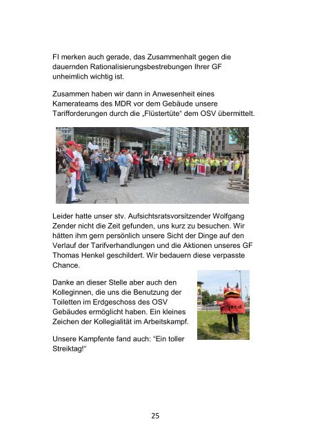 Das Streiktagebuch - ver.di-Betriebsgruppe der "S-Direkt"