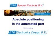 Absolute positioning in the automated port - TOC Europe