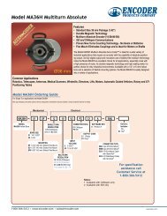 Model MA36H Multiturn Absolute